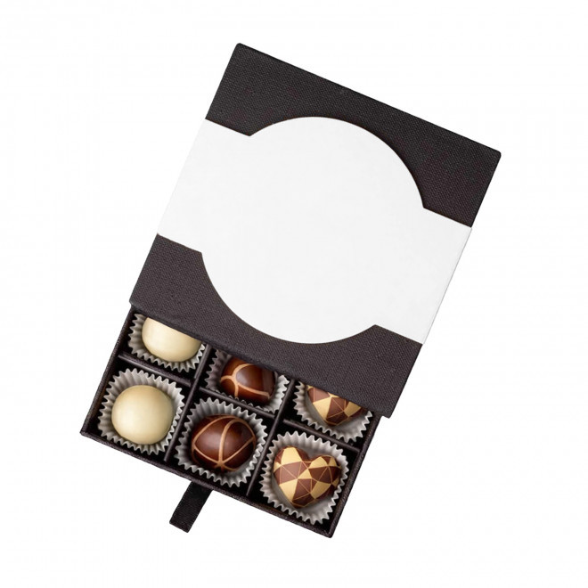 COFFRET PERSONNALISABLE DE 9 CHOCOLATS 'MOMENT' - classique