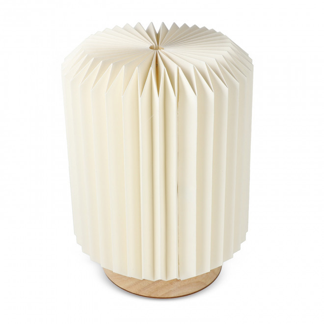 LAMPE PUBLICITAIRE LED EN PAPIER PLIABLE 'AURA MINI' - beige