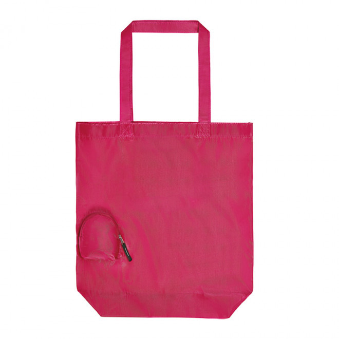 SAC SHOPPING PLIABLE PUBLICITAIRE 'MAIA' - fuchsia
