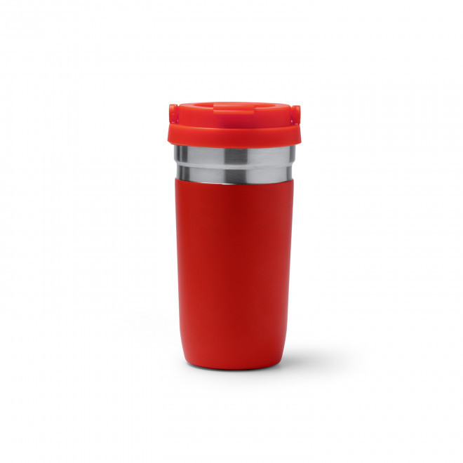 MUG ISOTHERME PERSONNALISABLE 550ML 'PIPOP' - rouge