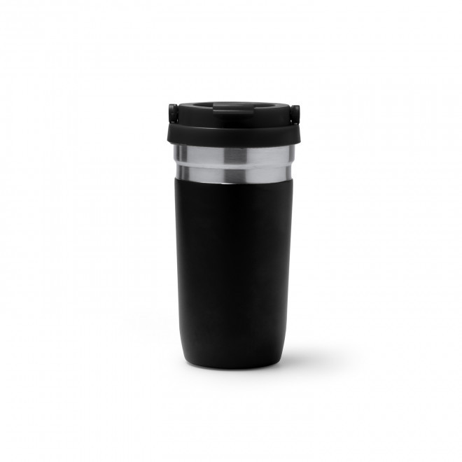MUG ISOTHERME PERSONNALISABLE 550ML 'PIPOP' - noir