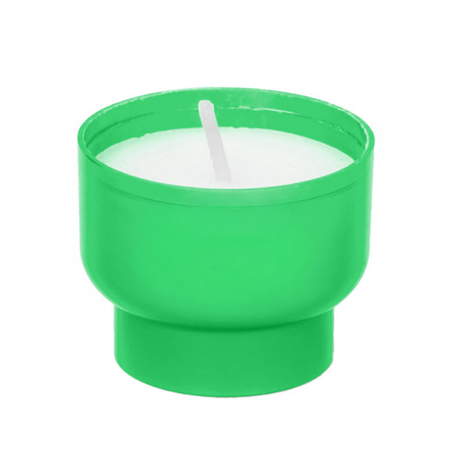 BOUGIE PERSONNALISABLE POT EN AMIDON MAIS 'MAISBOU MINI' - vert