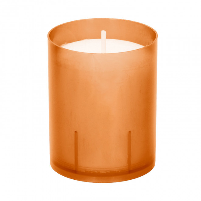 BOUGIE POT EN AMIDON DE MAIS 'MAISBOU' - orange