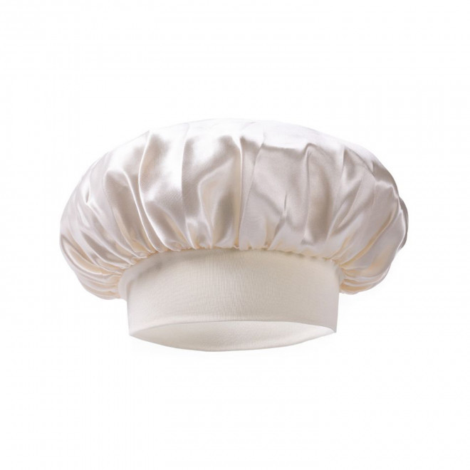 BONNET DE NUIT EN SATIN 'DRAY'  - beige
