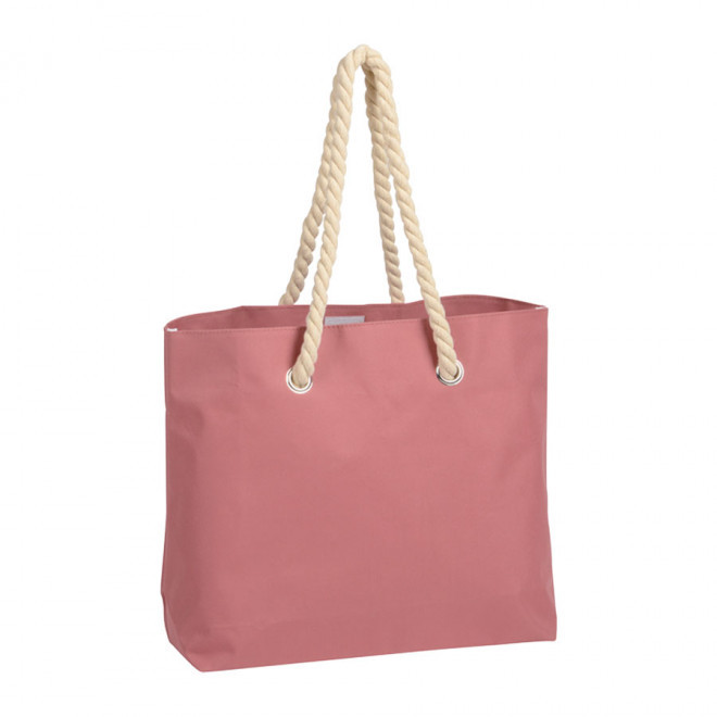 SAC DE PLAGE PUBLICITAIRE 'IBIZA' - vieux rose
