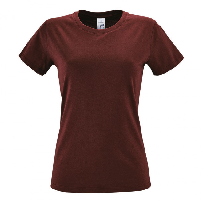TEE-SHIRT PUBLICITAIRE FEMME 'REGENT' 150 GR/M² - bordeaux