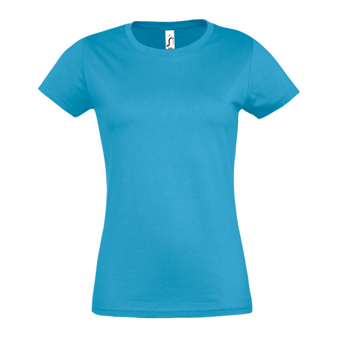 TEE-SHIRT COULEUR FEMME 'IMPERIAL' 190 GR/M² - aqua