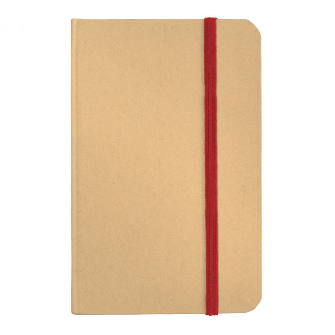 CARNET PERSONNALISABLE A5 'HORUS' NON LIGNÉ - rouge