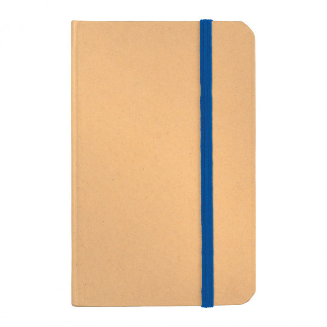 CARNET PERSONNALISABLE A5 'HORUS' NON LIGNÉ - bleu