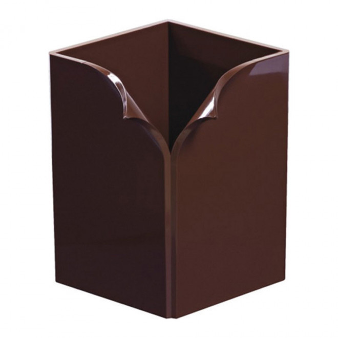 POT À CRAYONS PERSONNALISÉ 'JIMY' - chocolat