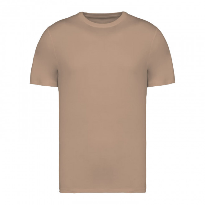 TEE-SHIRT MIXTE PERSONNALISABLE 180G COULEUR 'LIGNAGE' - beige foncé