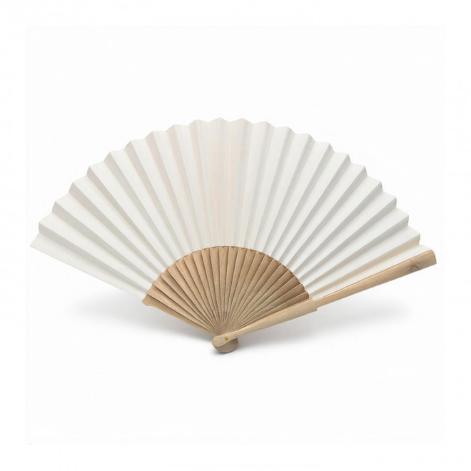 EVENTAIL GEANT EN BAMBOU PERSONNALISABLE 'FANNY GEANT XL' - quadrichromie