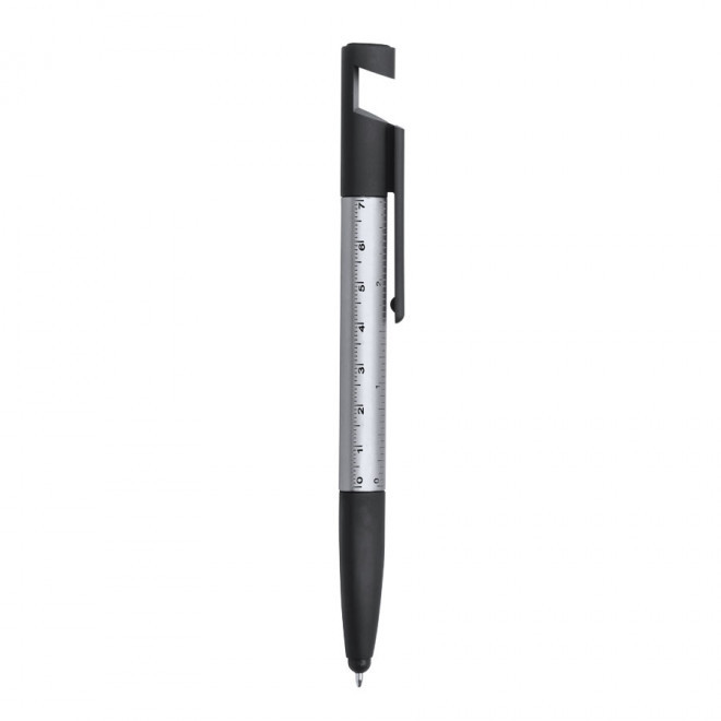 STYLO/STYLET PERSONNALISABLE MULTIFONCTION 'RUVI' - argenté