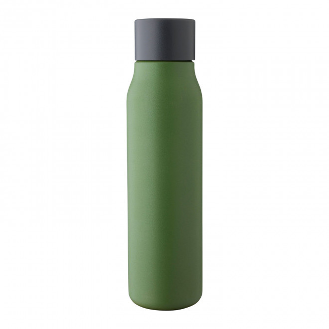 BOUTEILLE ISOTHERME PERSONNALISABLE 600ML RECYCLE 'CASYU' - vert
