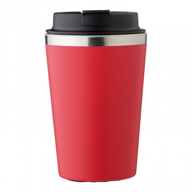 MUG ISOTHERME 350 ML 'TOODI COLOR' - rouge