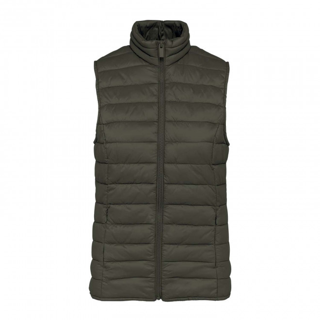 BODYWARMER FEMME PERSONNALISABLE 'INTERVALLE' - kaki