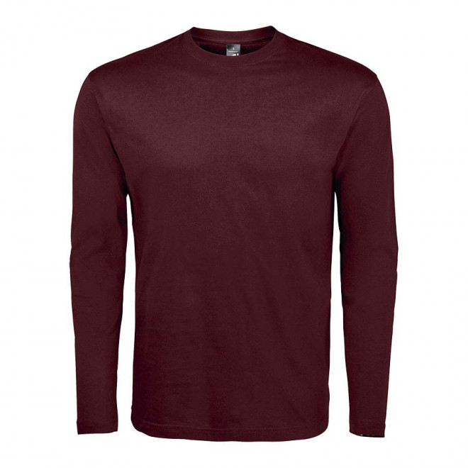 TEE-SHIRT HOMME MANCHES LONGUES 'MONARCH' 150 GR/M² - bordeaux