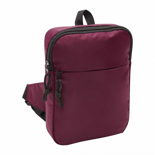 SAC BANDOULIERE PERSONNALISABLE 'TREKLYS' - rouge