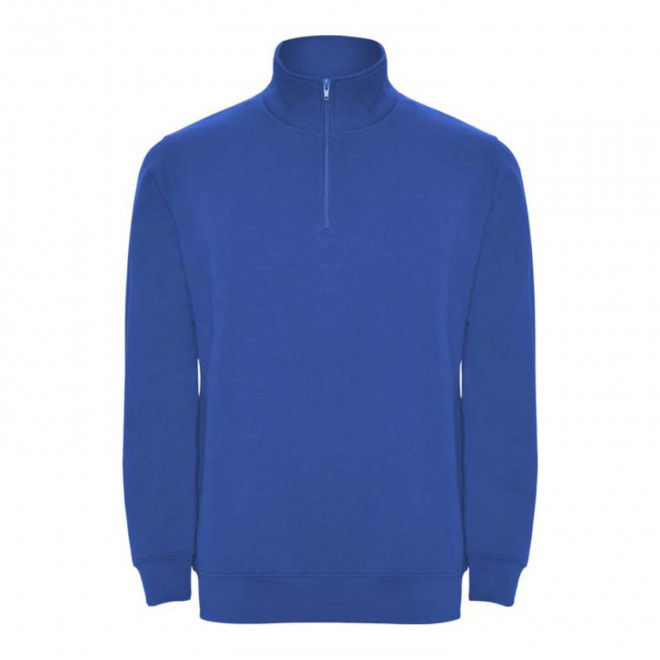 RAPIDE 4J - SWEAT MIXTE DEMI-ZIP 'RAPHAEL'  - bleu royal