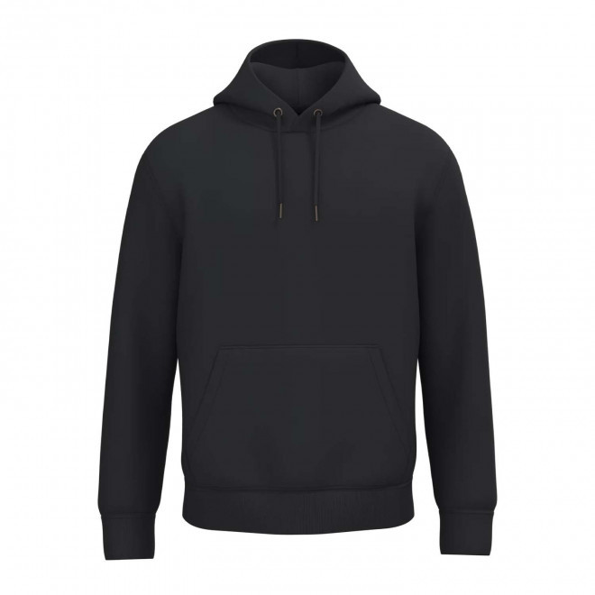 SWEAT-SHIRT MIXTE CAPUCHE PERSONNALISABLE 'NATIF' - noir