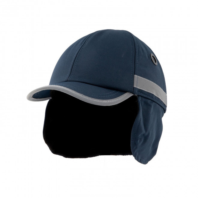 CASQUETTE SECURITE HIVER PERSONNALISABLE 'WINTOPRO' - bleu marine