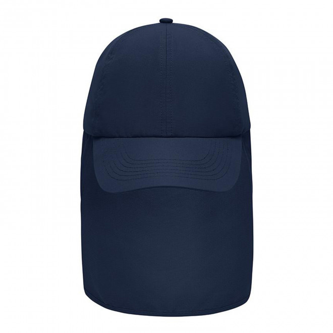 CASQUETTE DE TRAVAIL PROTEGE NUQUE PERSONNALISABLE 'DAIBO' - bleu marine