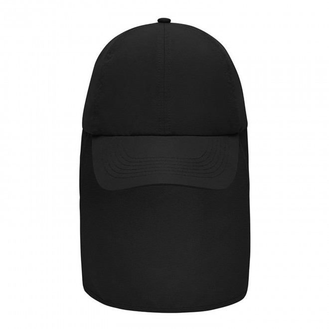 CASQUETTE DE TRAVAIL PROTEGE NUQUE PERSONNALISABLE 'DAIBO' - noir