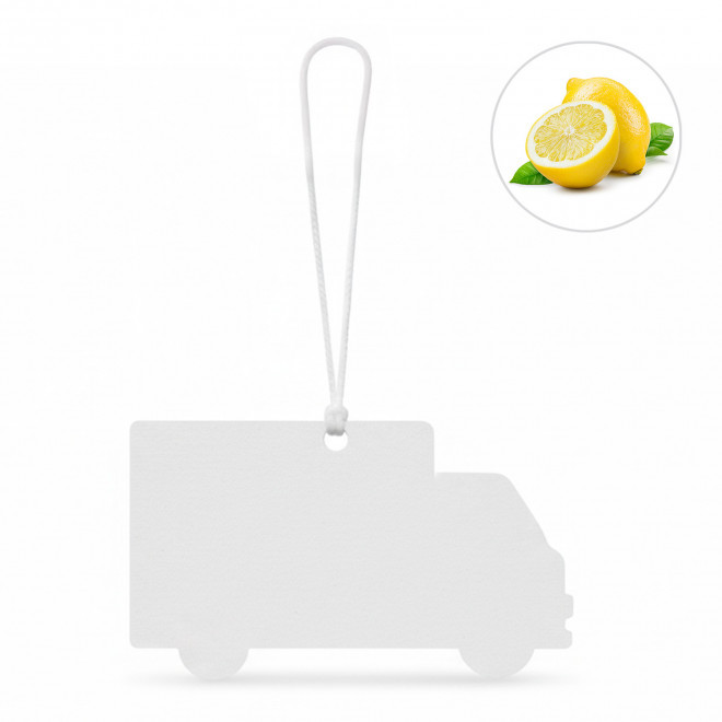 DESODORISANT VOITURE PERSONNALISABLE 'KENDO CAMION' - citron