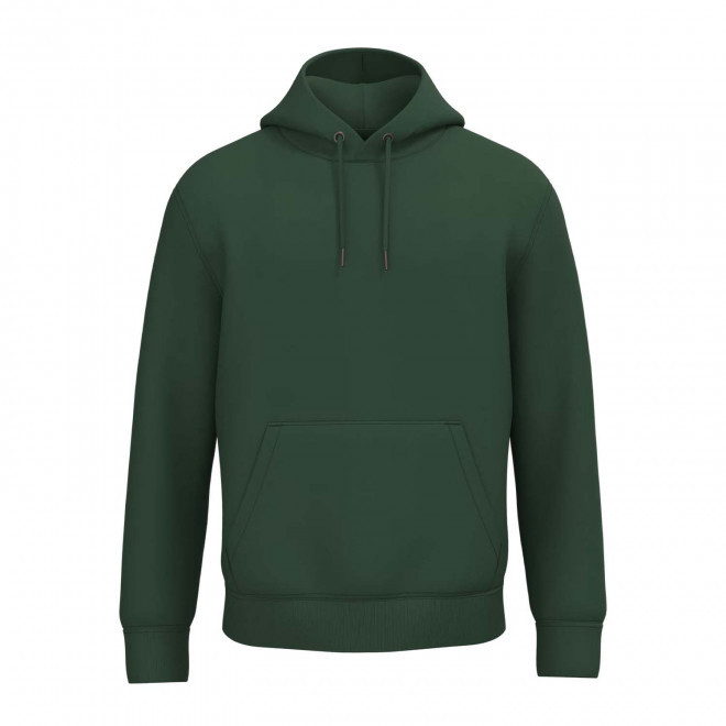 SWEAT-SHIRT MIXTE CAPUCHE PERSONNALISABLE 'NATIF' - vert sapin