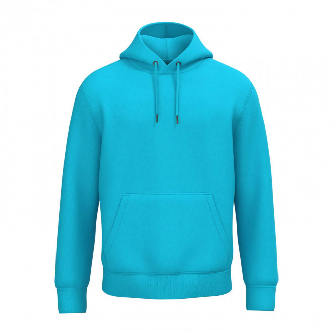 SWEAT-SHIRT MIXTE CAPUCHE PERSONNALISABLE 'NATIF' - bleu océan