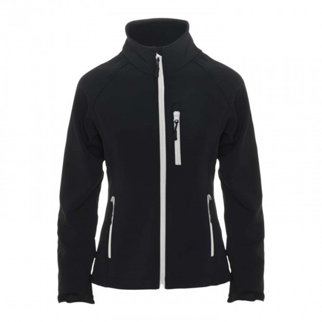 RAPIDE 4J - SOFTSHELL FEMME PERSONNALISABLE 'ANTARDIDA'  - noir
