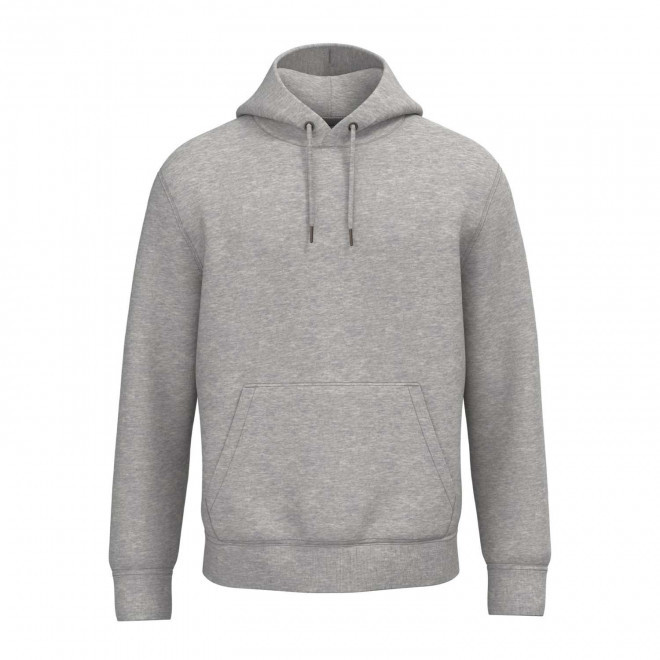 SWEAT-SHIRT MIXTE CAPUCHE PERSONNALISABLE 'NATIF' - gris chiné
