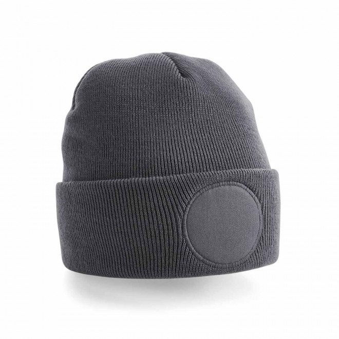 BONNET REVERS PERSONNALISABLE 'CAPELINO PATCH ROND' - gris