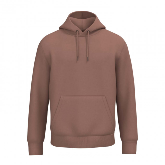 SWEAT-SHIRT MIXTE CAPUCHE PERSONNALISABLE 'NATIF' - terracotta
