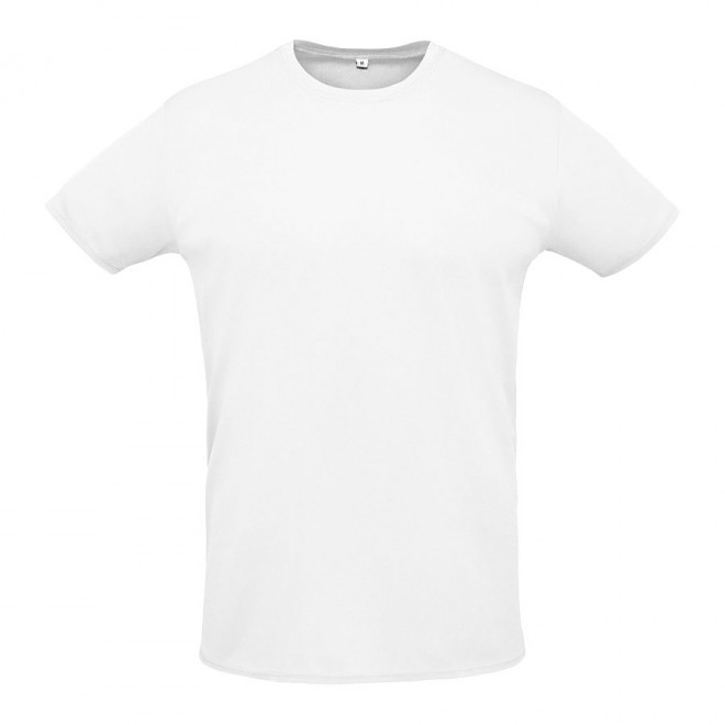 TEE-SHIRT DE SPORT RESPIRANT MIXTE PROMOTIONNEL 'SPRINT' - blanc