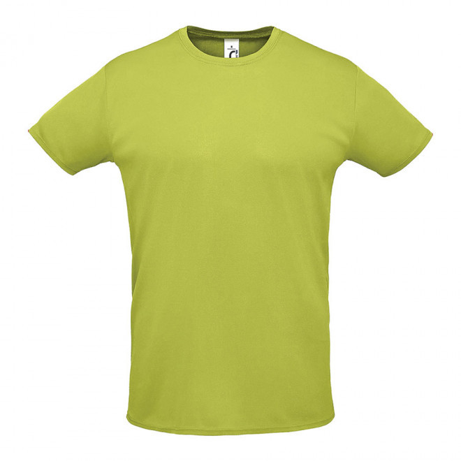 TEE-SHIRT DE SPORT RESPIRANT MIXTE PUBLICITAIRE 'SPRINT' - vert pomme