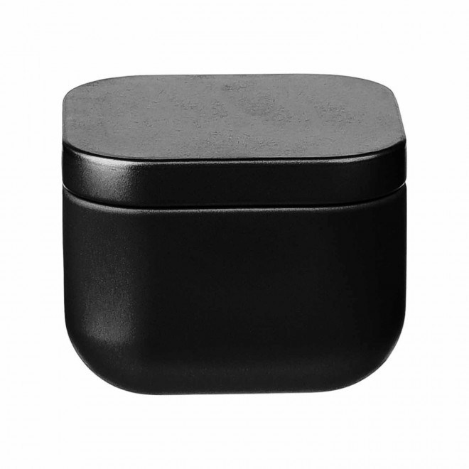 BOUGIE PARFUMEE PERSONNALISABLE BOITE METAL 'ECRYN' - noir