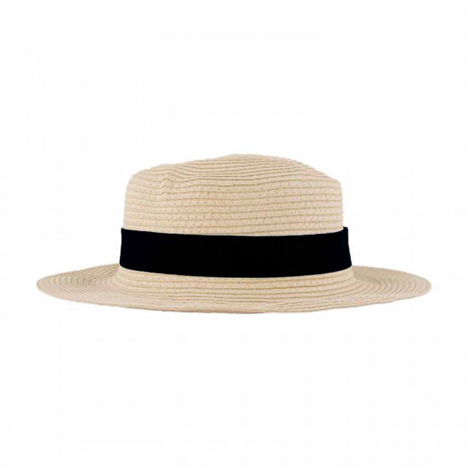 CHAPEAU CANOTIER PERSONNALISABLE 'CANOTO' - noir