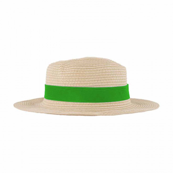 CHAPEAU CANOTIER PERSONNALISABLE 'CANOTO' - vert