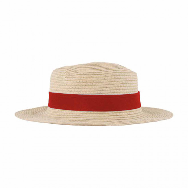 CHAPEAU CANOTIER PERSONNALISABLE 'CANOTO' - rouge