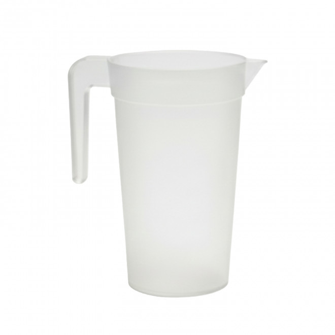 PICHET PUBLICITAIRE REUTILISABLE QUADRI 1.5L 'LONIU' - transparent givré