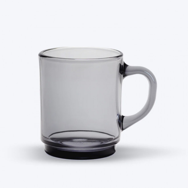 MUG PUBLICITAIRE EN VERRE DURALEX 26CL 'VERSAILLES' - gris