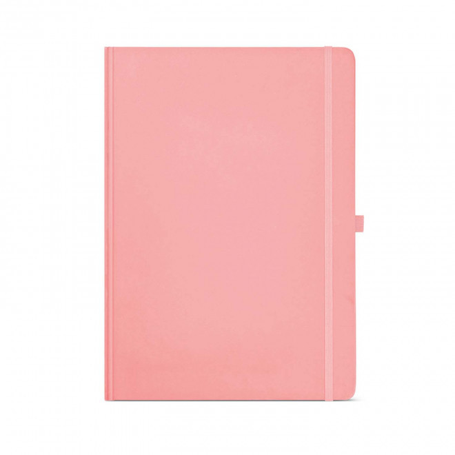 CARNET A4 CARTON RECYCLE PERSONNALISABLE 'ORMA' - rose