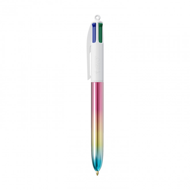 EXP 72H - STYLO BIC 4 COULEURS 'GRADIENT' - arc-en-ciel