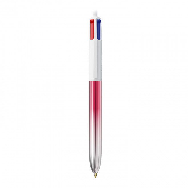 EXP 72H - STYLO BIC 4 COULEURS 'BICOLOR' - rose