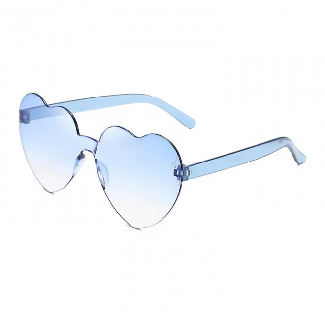 LUNETTES COEUR PERSONNALISABLES 'FIESTANI' - bleu ciel