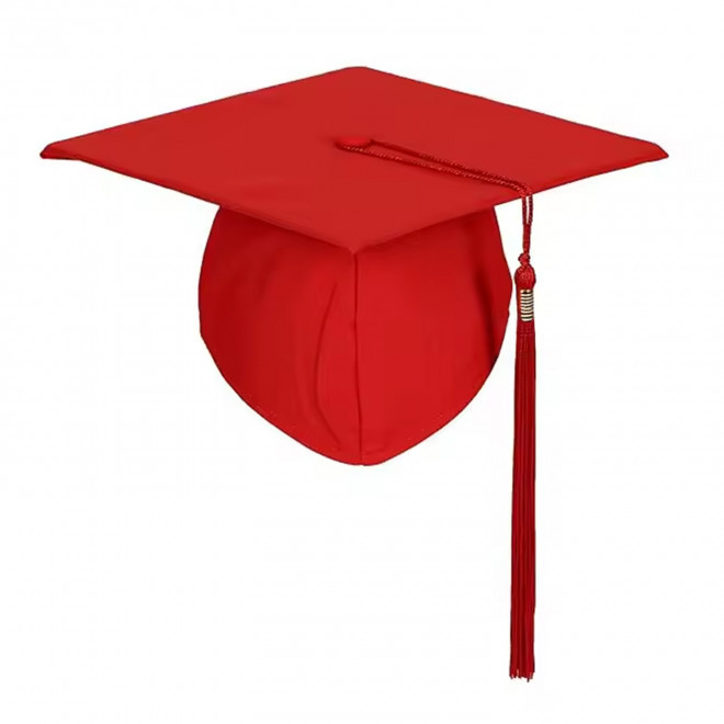 CHAPEAU DE DIPLOMATION PERSONNALISE 'MASTER II' - rouge