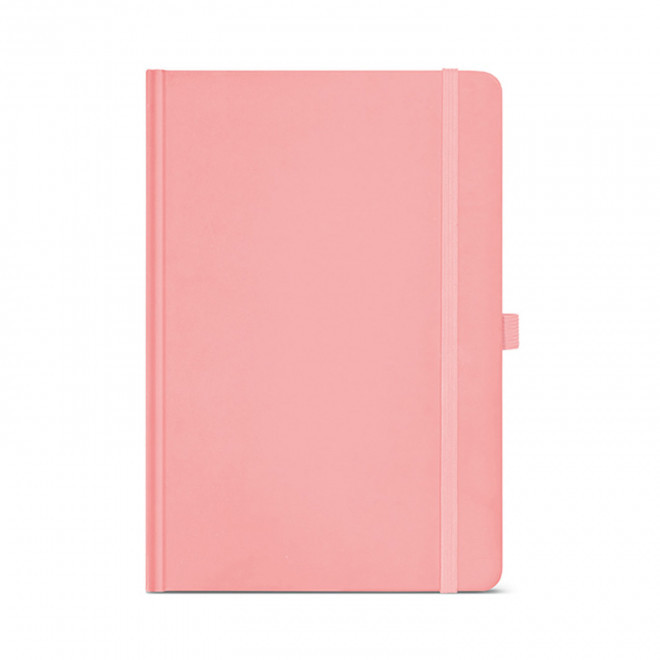 CARNET A5 CARTON RECYCLE PERSONNALISABLE 'ORMA' - rose