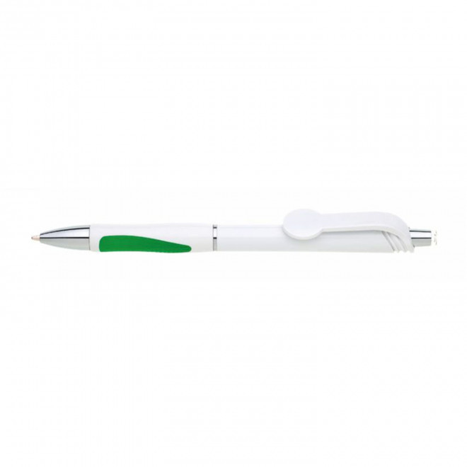 STYLO PERSONNALISABLE 'SRIVI ROND' - blanc/vert