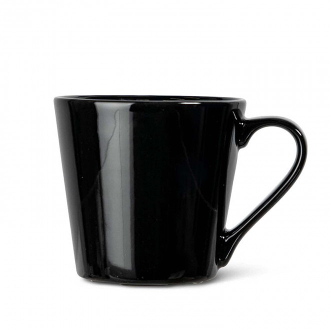 MUG CERAMIQUE 200ML PERSONNALISABLE 'MARKY' - noir